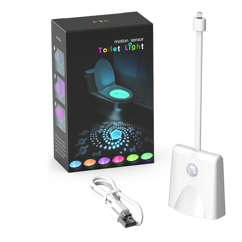 🔥Hot Sale🔥Waterproof LED Rechargeable Toilet Smart Night Light