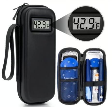 🔥🔥Insulin Cooler Travel Case with Temperature Display