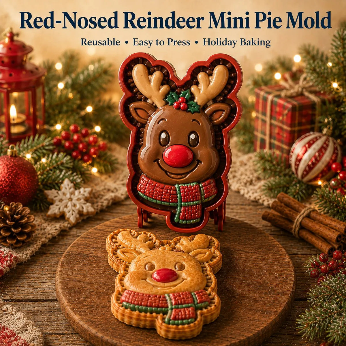 🎄Christmas Mini Pie Mold Collection🥧✨