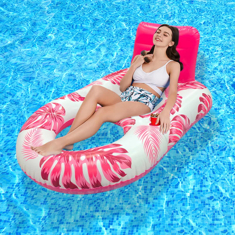 🏖️ 2026 Sale — Over 18,000 Sold!🔥 Premium Inflatable Pool Float Lounger – Ergonomic Backrest 🌊