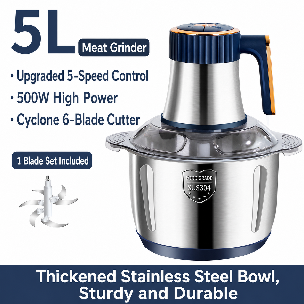 🥩The Ultimate Kitchen Workhorse🥟 — Home Stainless Steel Meat Grinder