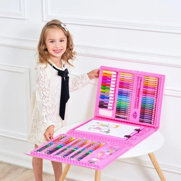 🎨✨ Deluxe 6-in-1 Art Creativity Set - Includes Drawing Tools & 12 Colors for Kids' Creative Development 🧑‍🎨🌟