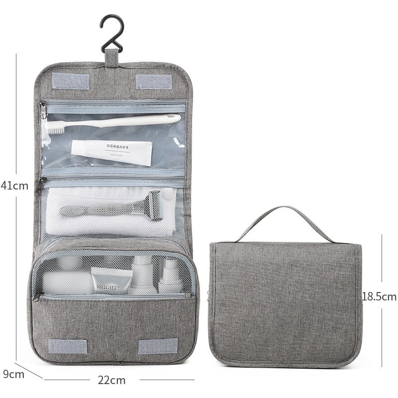🔥 Toiletry Bag For Women With Hanging Hook