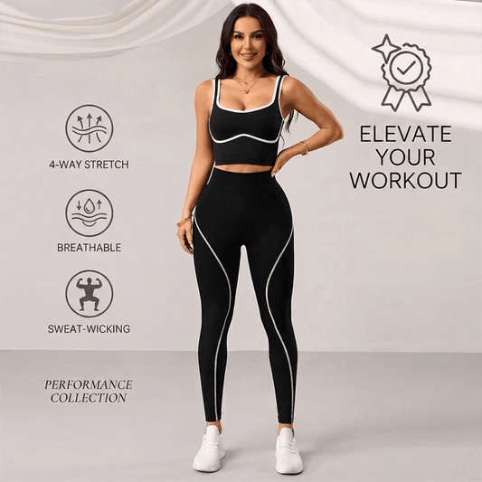 Women's High-Stretch Sports Bra & Leggings Set