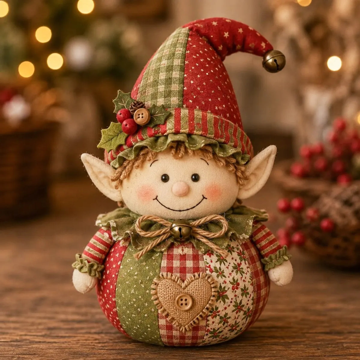 🔥 HOT SALE 🔥🎄 Save 54% | Christmas Patchwork Doll Sewing Kit – A Cosy Craft for Quiet Moments