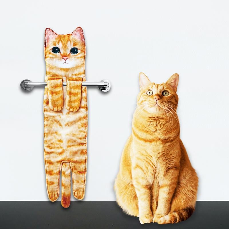 🎁Funny Cat Hand Towels