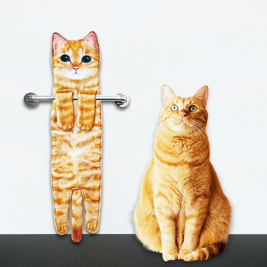 🎁Funny Cat Hand Towels