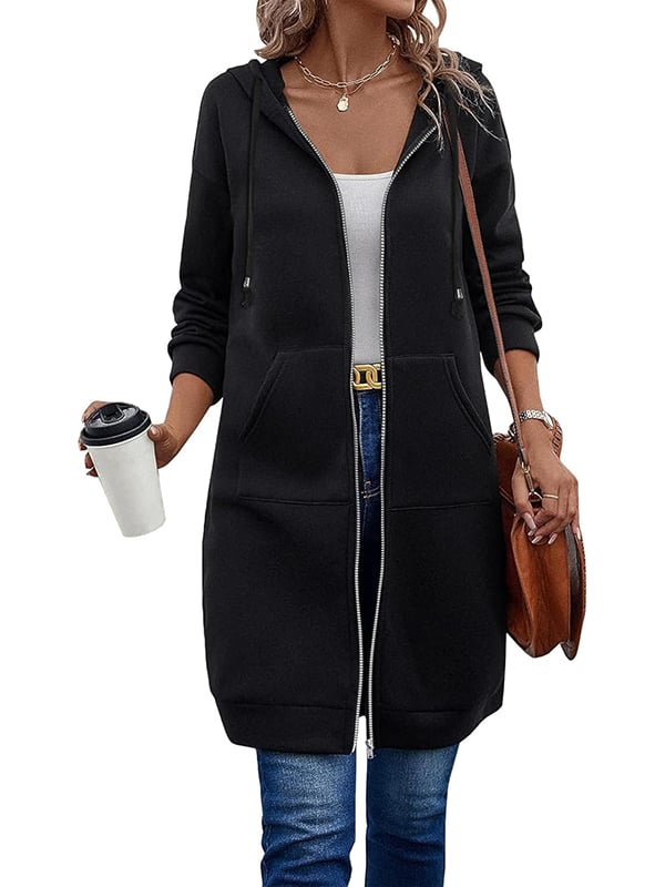 🍂Women Casual Zip up Fleece Hoodies🔥