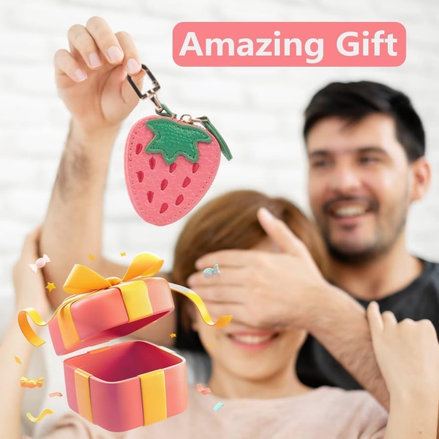 🍊Cute Fruit Coin Purse Bag Charm Airtag Accessories