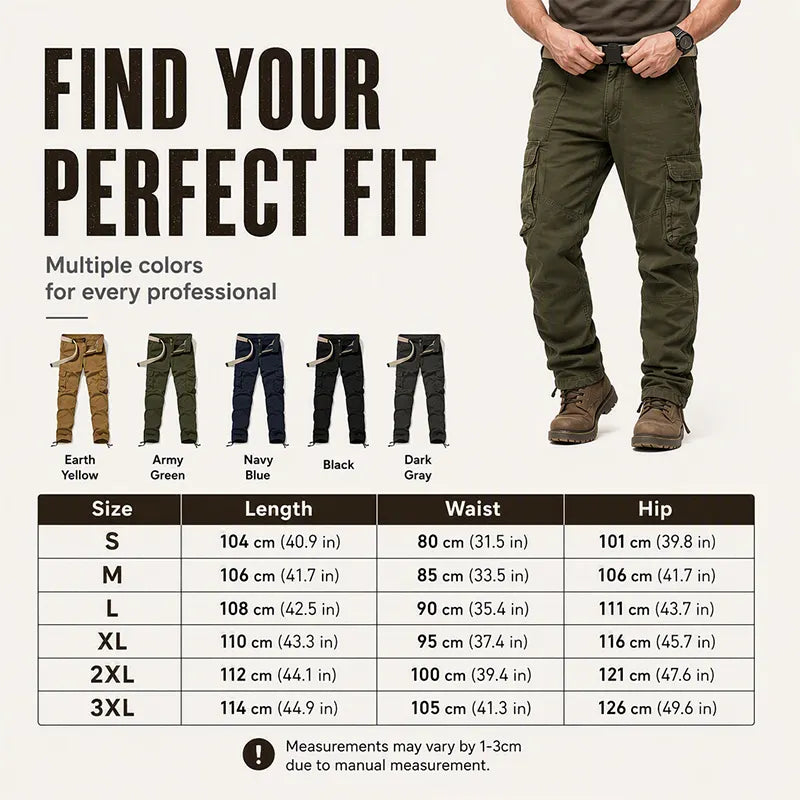 🔥 Utility Built In | Men's Multi-Pocket Tactical Cargo Pants