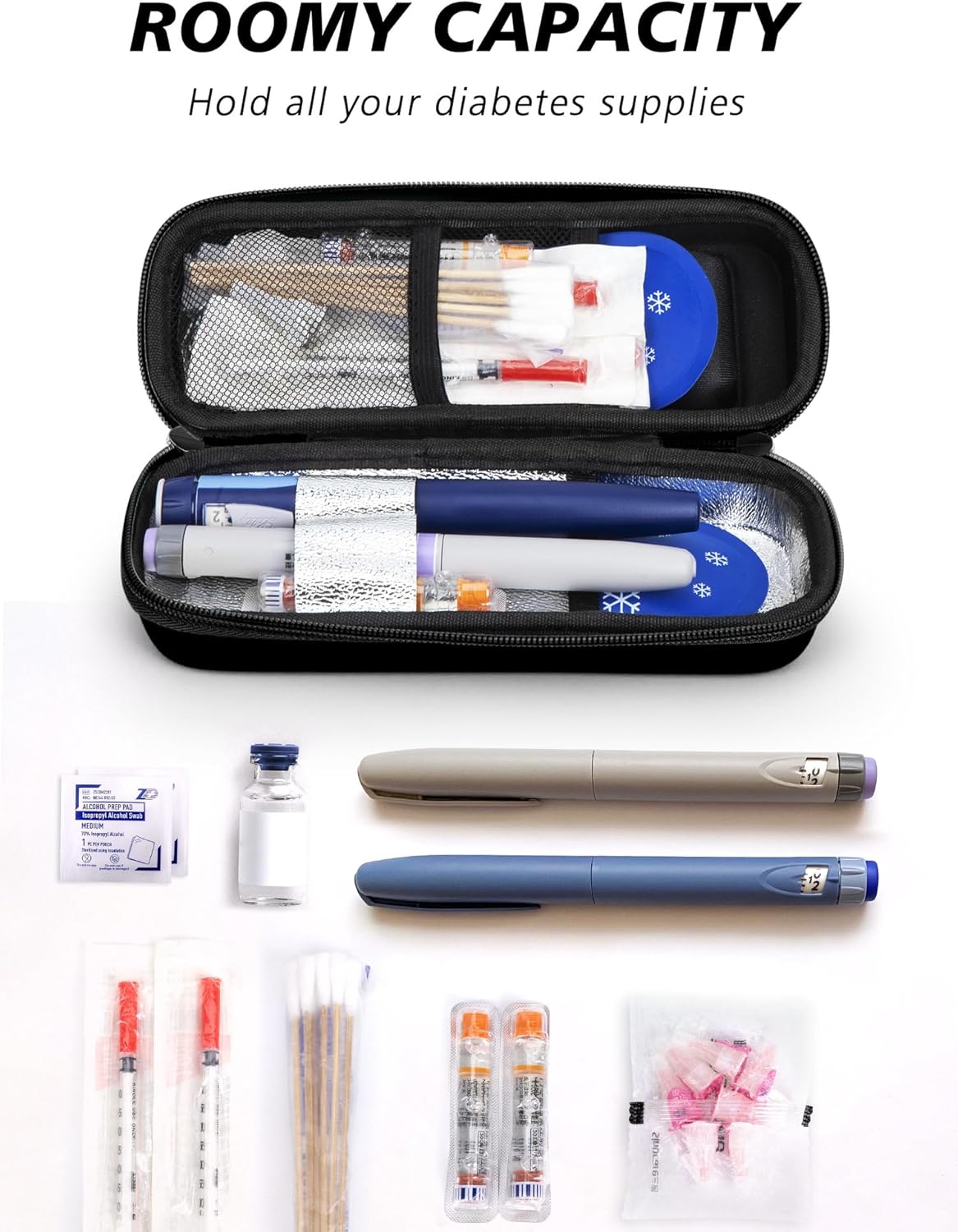 🔥🔥Insulin Cooler Travel Case with Temperature Display