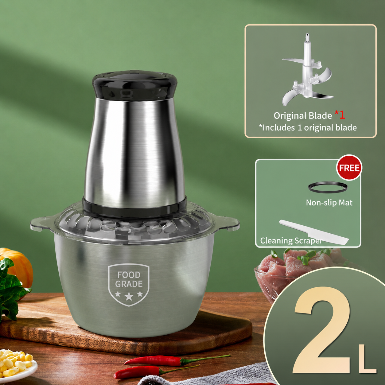 🥩The Ultimate Kitchen Workhorse🥟 — Home Stainless Steel Meat Grinder