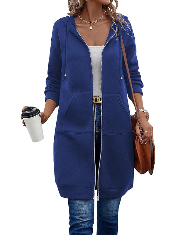 🍂Women Casual Zip up Fleece Hoodies🔥