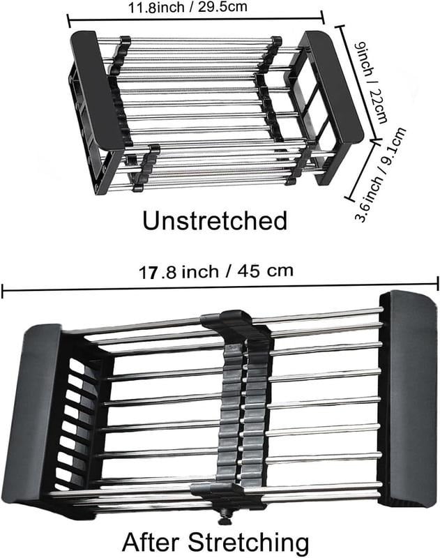 Stainless Steel Hanging Dish Rack
