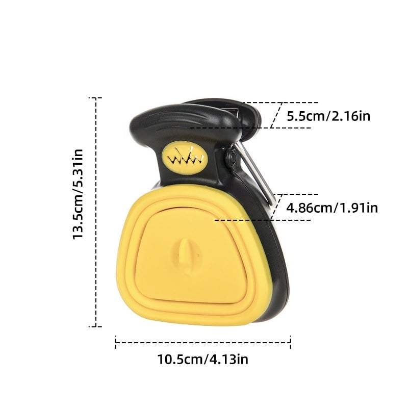 No-Touch Poop Scooper - Foldable wide-mouth pet waste cleaning tool! 🐕