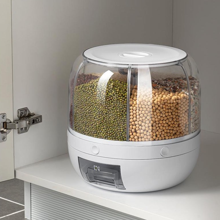 🎁Rotary Large Capacity Grain Storage Container