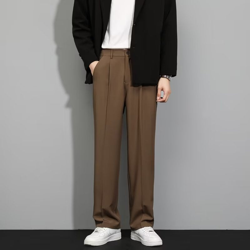ICE SILK STRAIGHT LEG PANTS👖