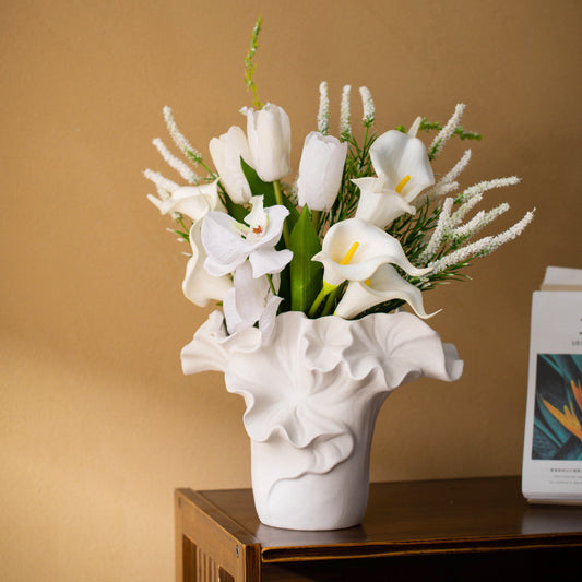 Hand-crafted ceramic vase