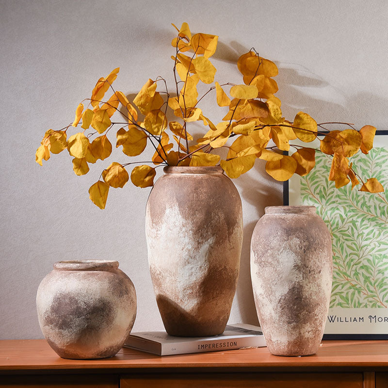Elegant vintage ceramic vase