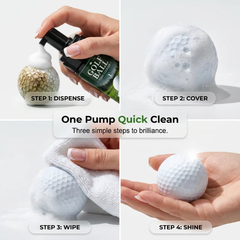 🔥Super sale!Portable Golf Ball Foaming Cleaner