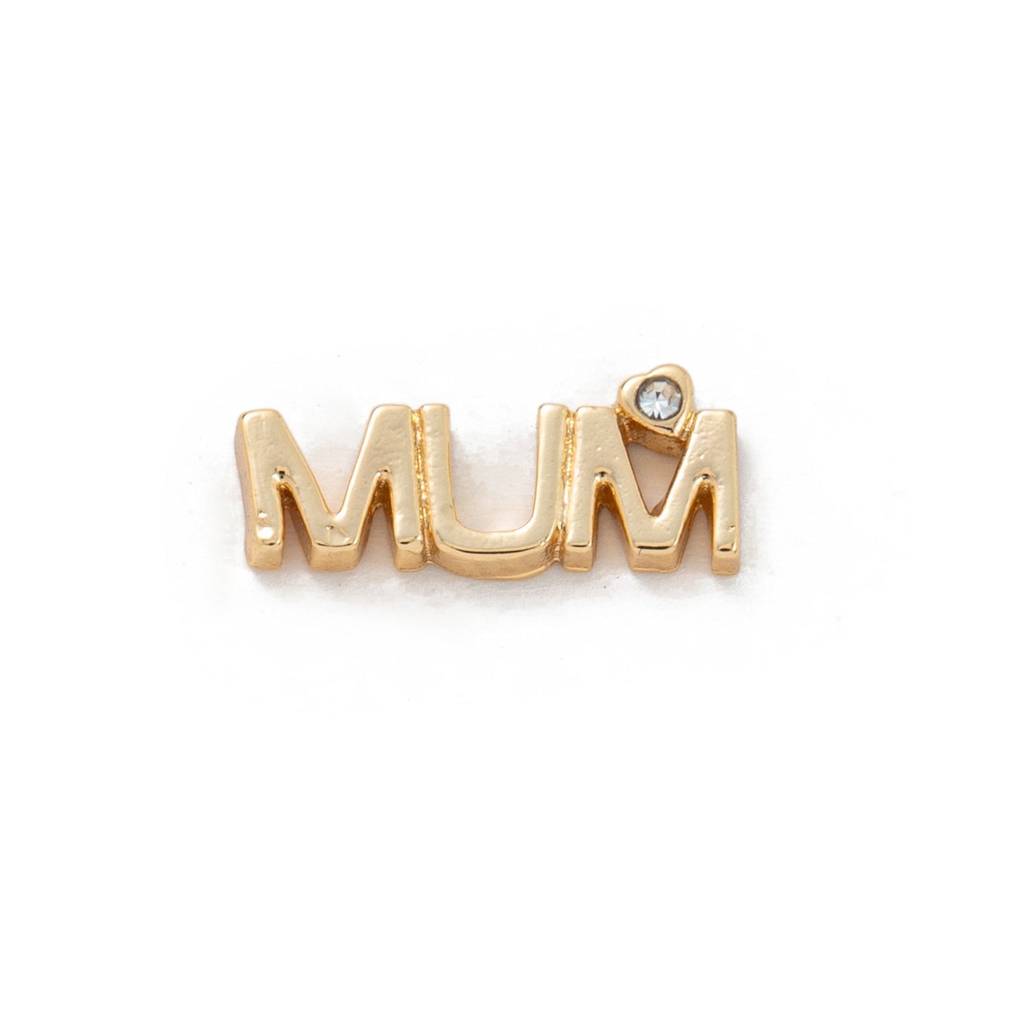 Fillable Locket Pendant Necklace: Gold-Plated Copper, 8 Mini Charms