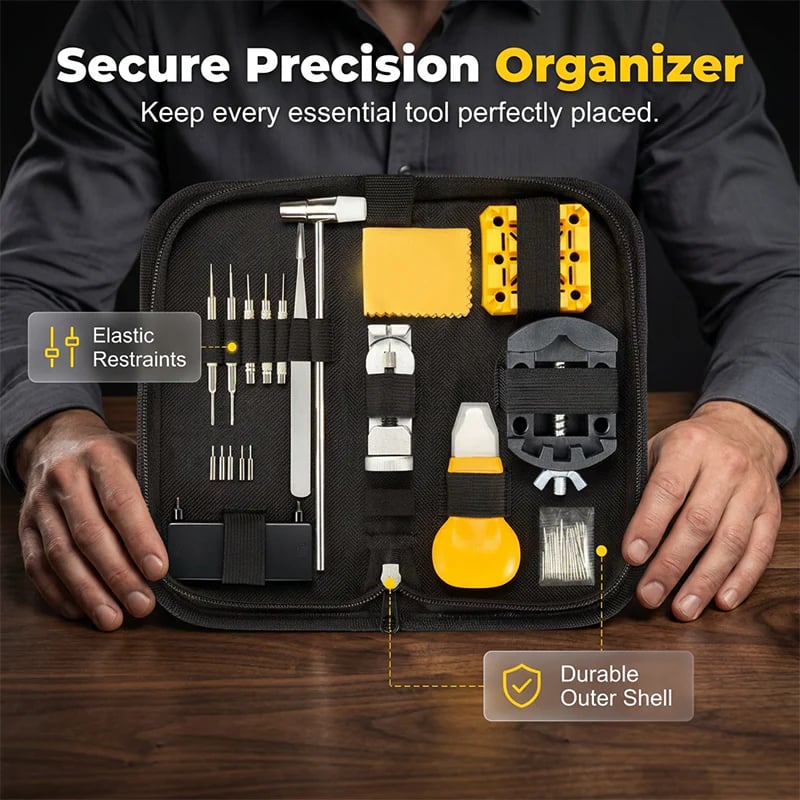 Complete 72-Piece Watch Repair Kit