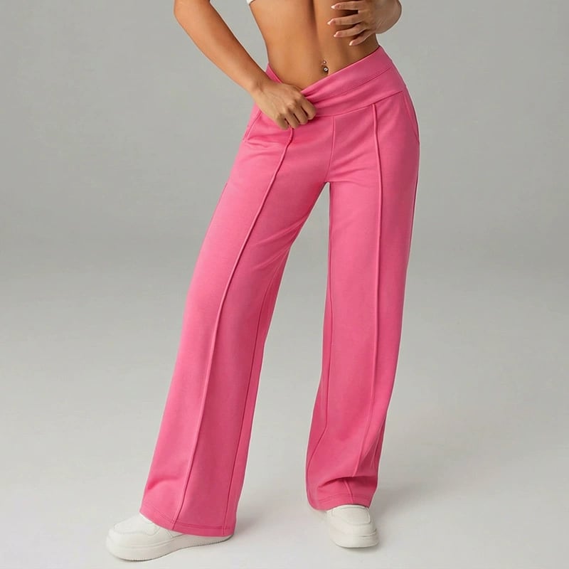 💕Women's Plain Loose Straight Leg Pants