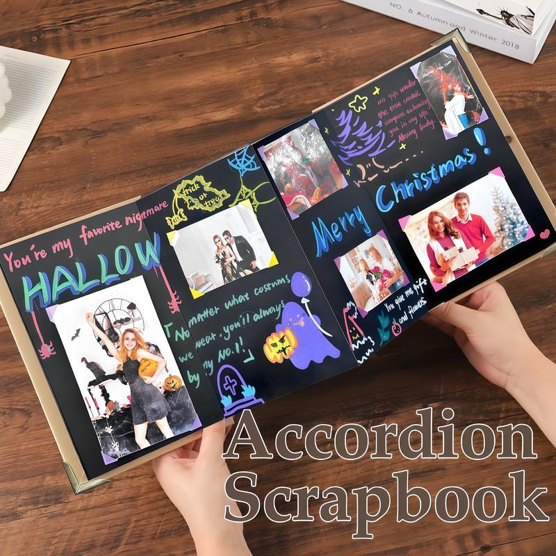 ✨The Memory Keeper: 99+ Inch Accordion Scrapbook Album📚