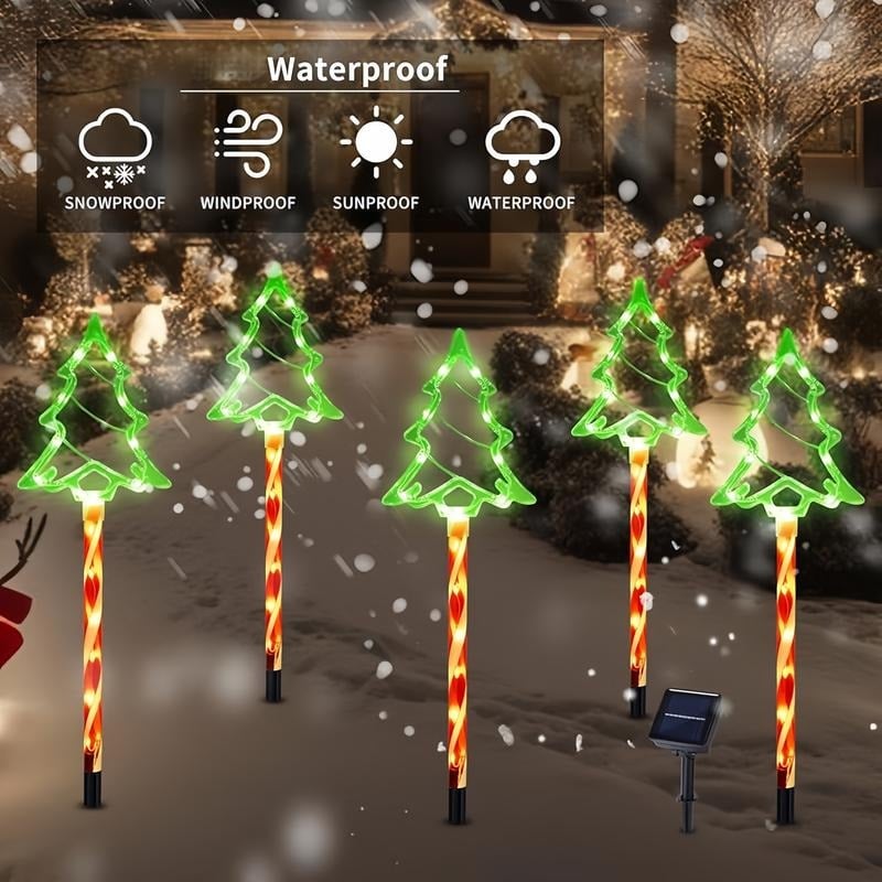 Solar Christmas Tree Lights