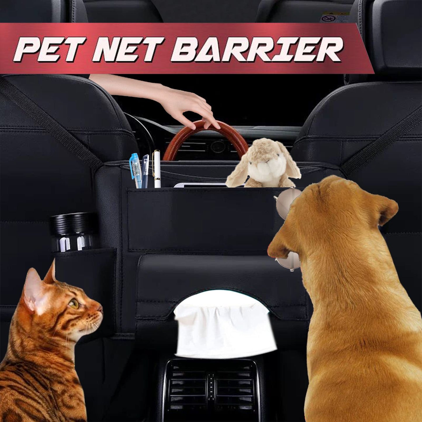 🚗Car Storage Pocket 👜No More Messy Cars!
