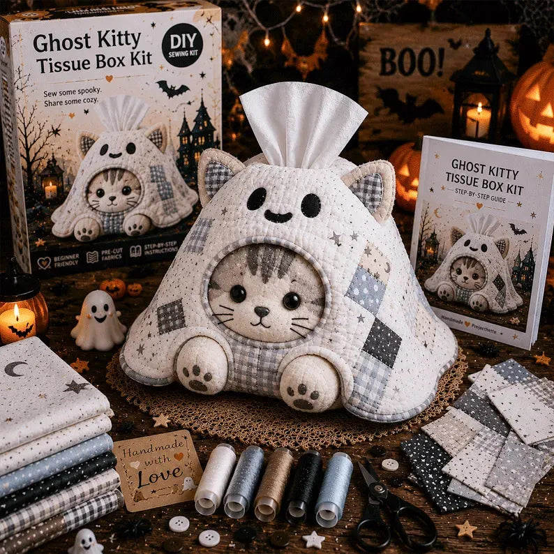 ⚡New Arrival🧵DIY Animal-Themed Patchwork-Style Tissue Box Kit
