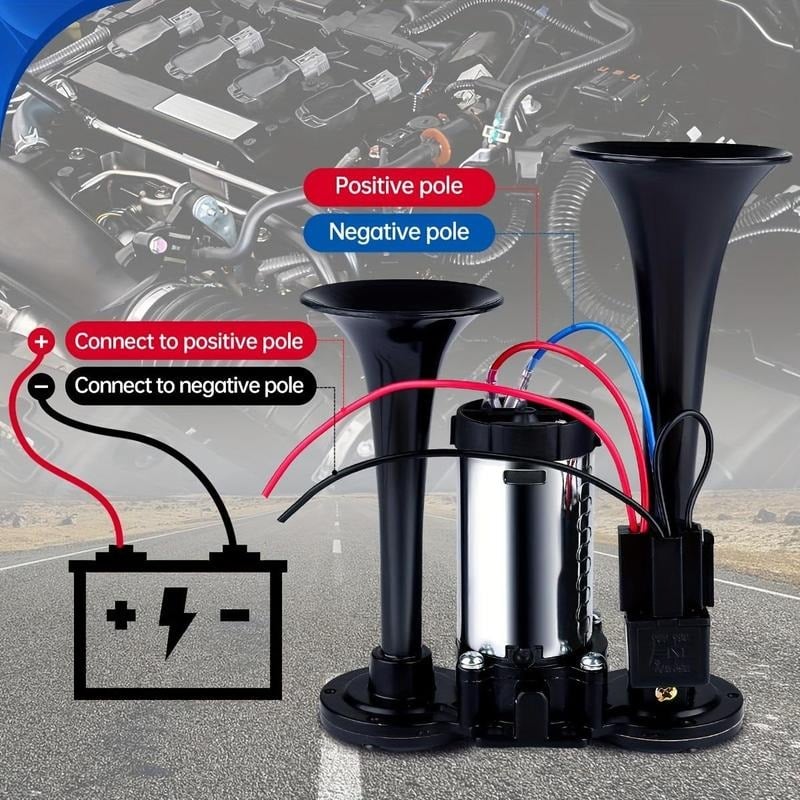 Horn Kit with Air Compressor