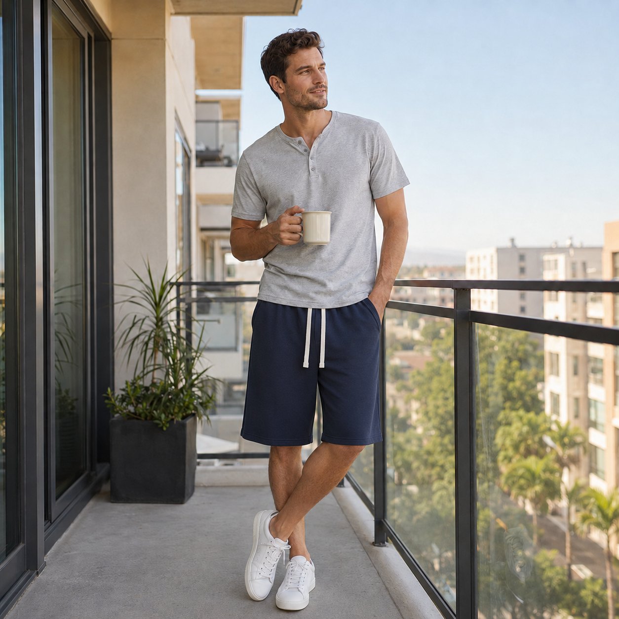 ⚡Hot Sales 49% OFF🔥Men’s Everyday Bermuda Shorts with Belt & Pockets
