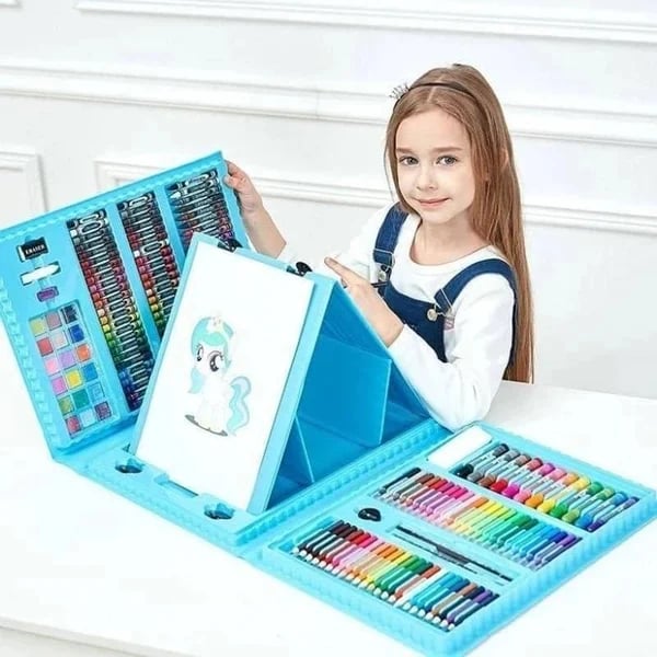 🎨✨ Deluxe 6-in-1 Art Creativity Set - Includes Drawing Tools & 12 Colors for Kids' Creative Development 🧑‍🎨🌟