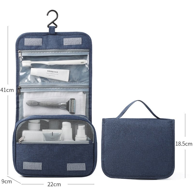 🔥 Toiletry Bag For Women With Hanging Hook