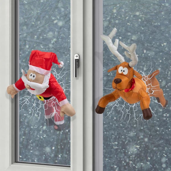 🎁Christmas Pre Sale 🎅Crashing Reindeer & Santa Set