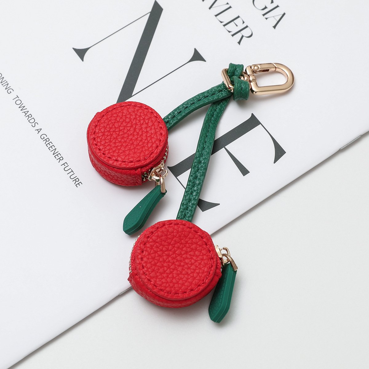 🍊Cute Fruit Coin Purse Bag Charm Airtag Accessories