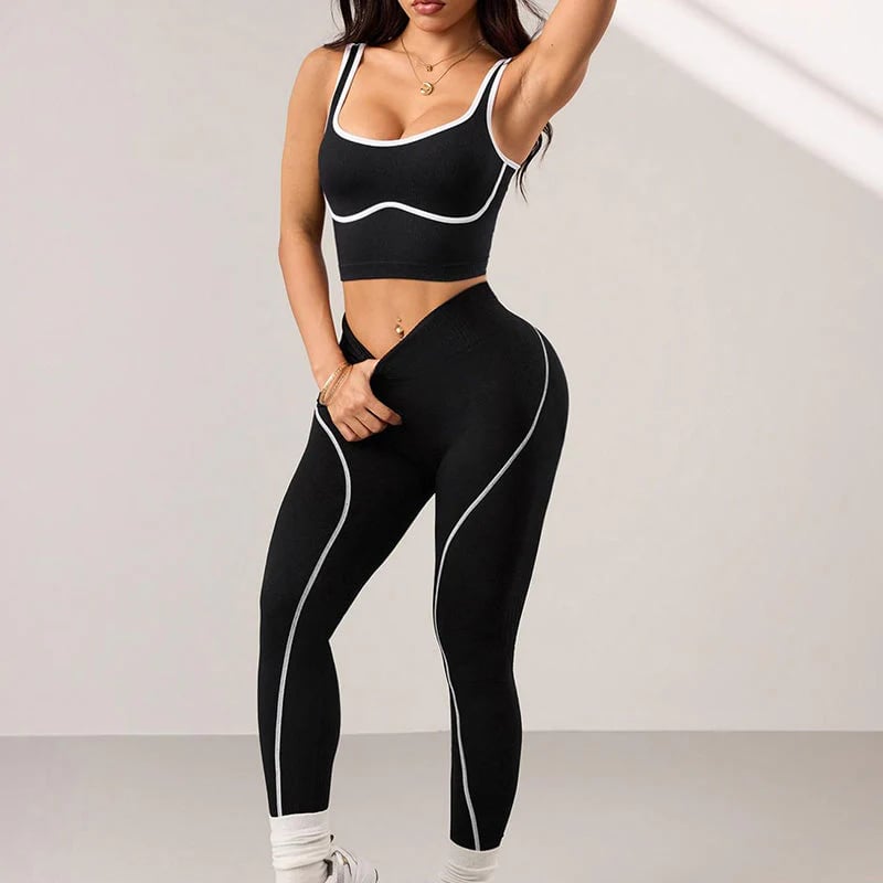 Women's High-Stretch Sports Bra & Leggings Set