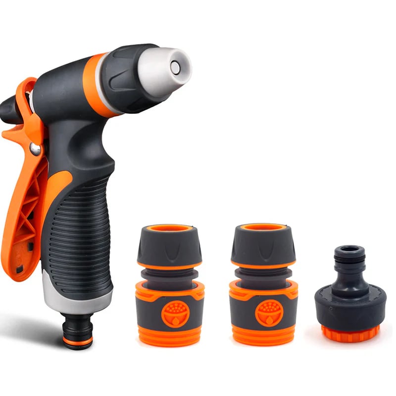 💦Household Car Wash Water Gun-Adjustable Spray, Anti-Slip Grip & Universal Connectors for Effortless Home & Vehicle Cleaning 🚗✨
