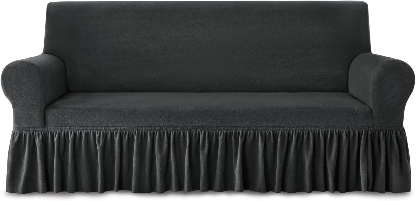 🛋️Armchair Cover Thick Plush – The Coziest Sofa Cover You’ll Ever Own!