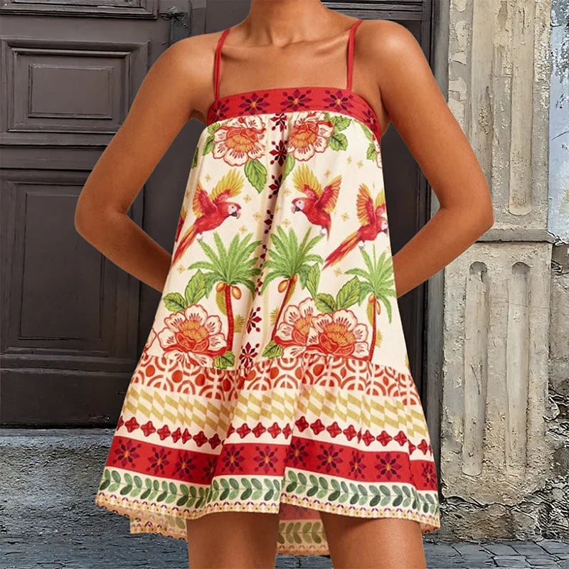 Women's Summer Printed Camisole Dress