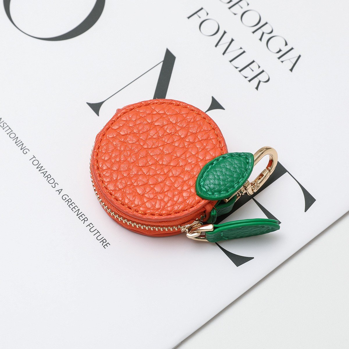 🍊Cute Fruit Coin Purse Bag Charm Airtag Accessories