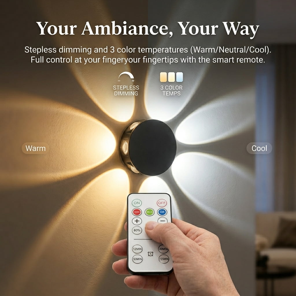 🔥2026 HOT SALE 49% OFF - Artistic Sunflower Wireless Motion Sensor Wall Light