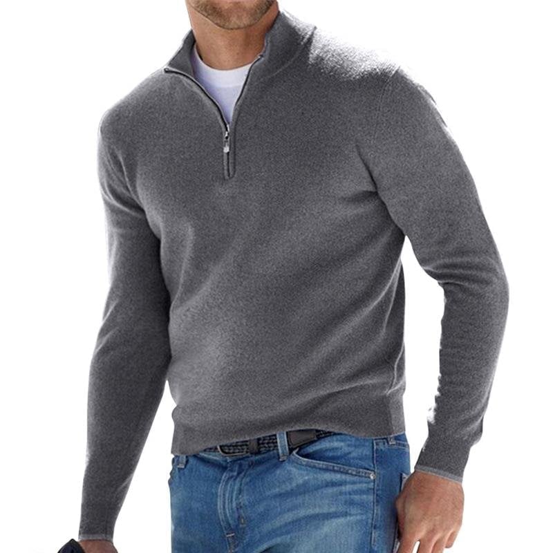🔥Men's Basic Zipped Sweater