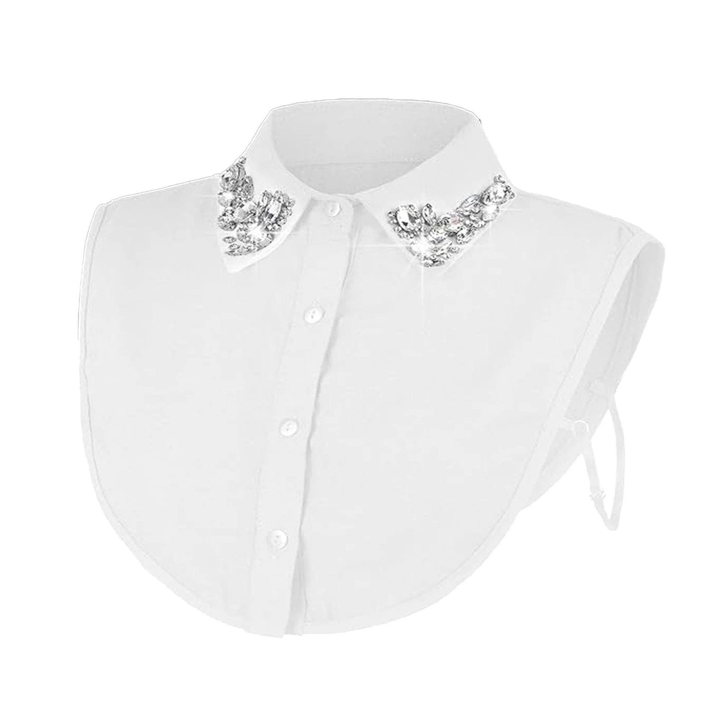 ✨Plaid Rhinestone Detachable Collar-- No More Ugly Sweaters!