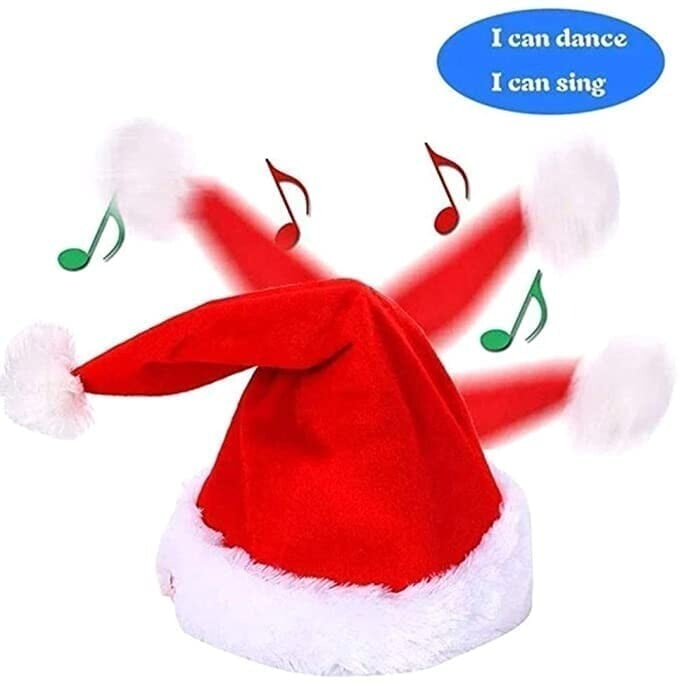 🎅Electric Christmas Hat 🔔 This Santa hat can sing and dance!🎵
