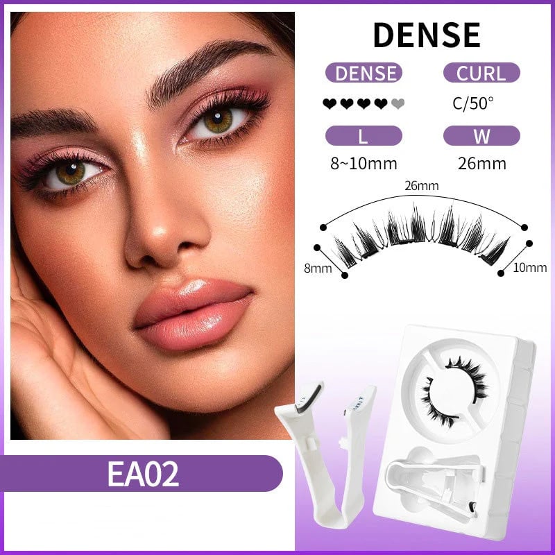 🔥2026 Hot Sale💥Buy 1 Get 1 Free🔥Reusable Magnetic Eyelashes with Applicator
