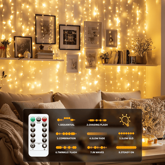 Remote-Control Led Curtain Light