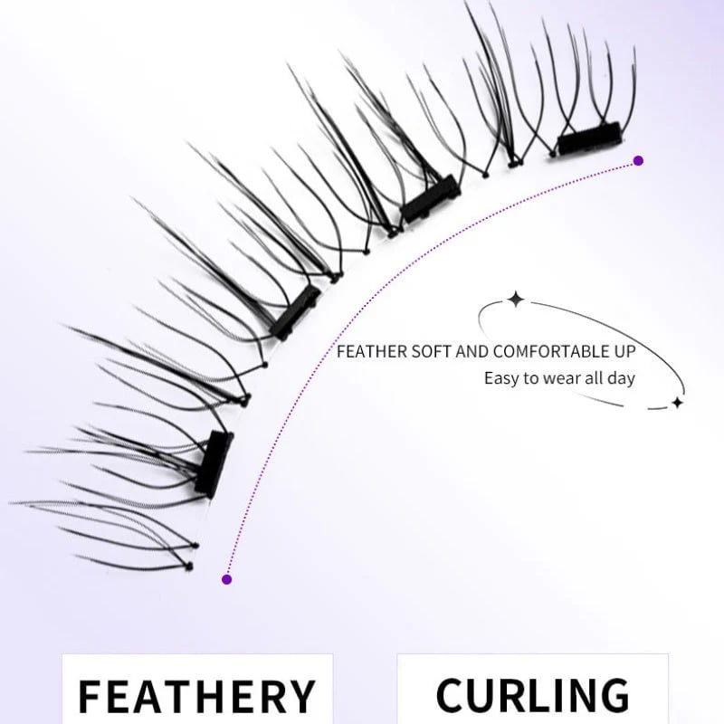 🔥2026 Hot Sale💥Buy 1 Get 1 Free🔥Reusable Magnetic Eyelashes with Applicator
