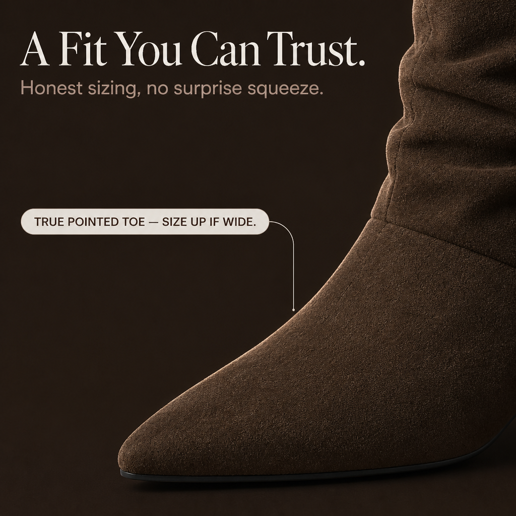 Slouchy Suede Pointed-Toe Ankle Boots